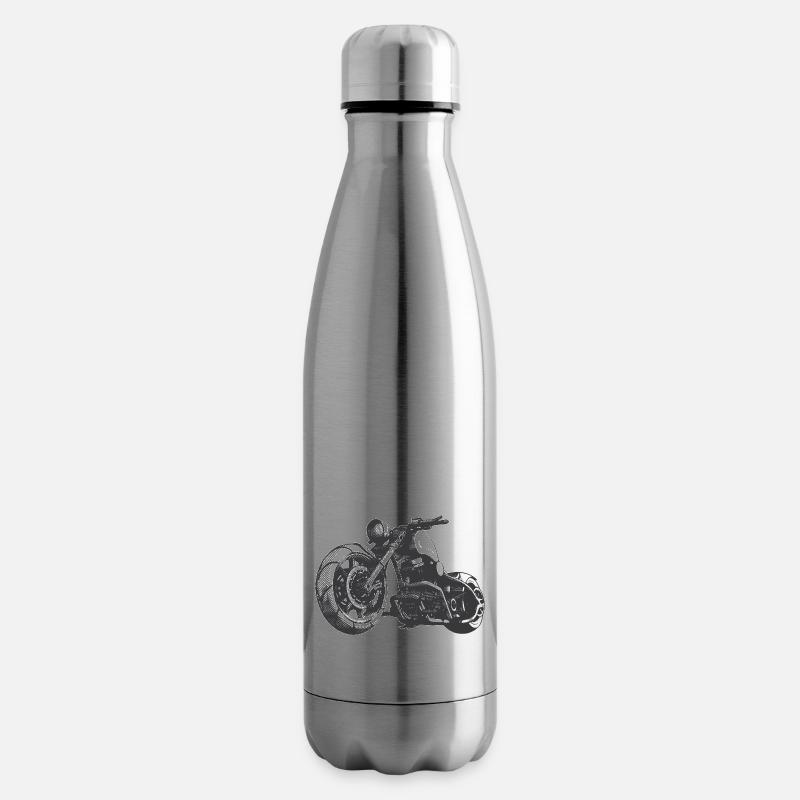 Motorrad - Isolierflasche - Lightsilver