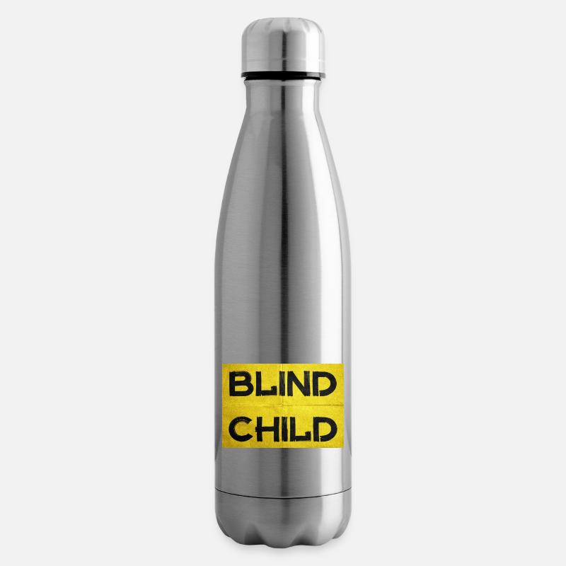 Blindes Kind - Isolierflasche - Lightsilver