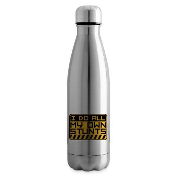 Toutes mes propres cascades - Bouteille isotherme - argent clair - Droite
