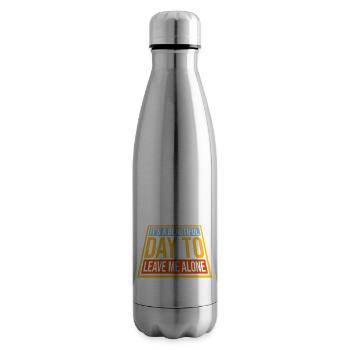 leave me alone day - Isolierflasche - Lightsilver - Rechts