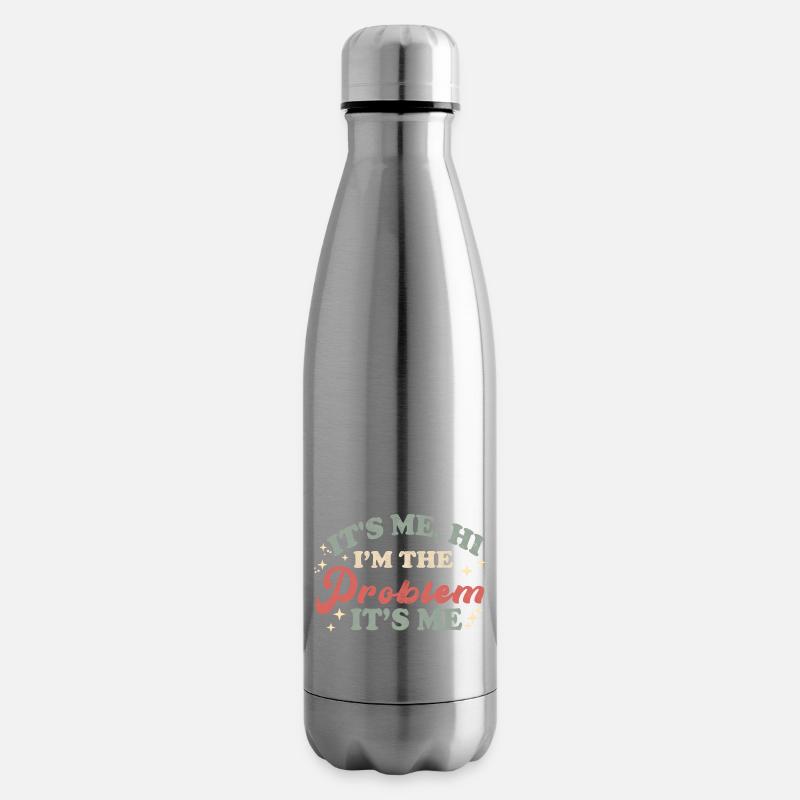 C’est moi salut je le problème c’est moi citation drôle - Bouteille isotherme - argent clair