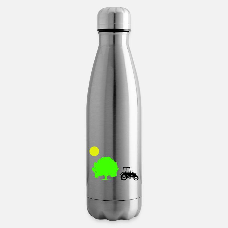 tracteur - Bouteille isotherme - argent clair