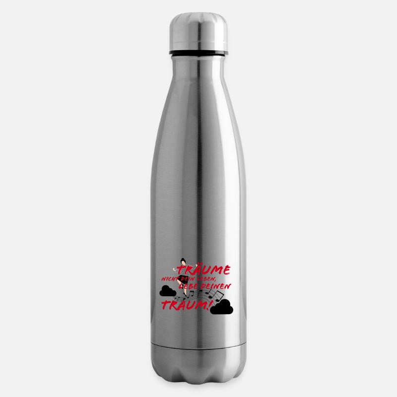 Träume dein Leben - Isolierflasche - Lightsilver