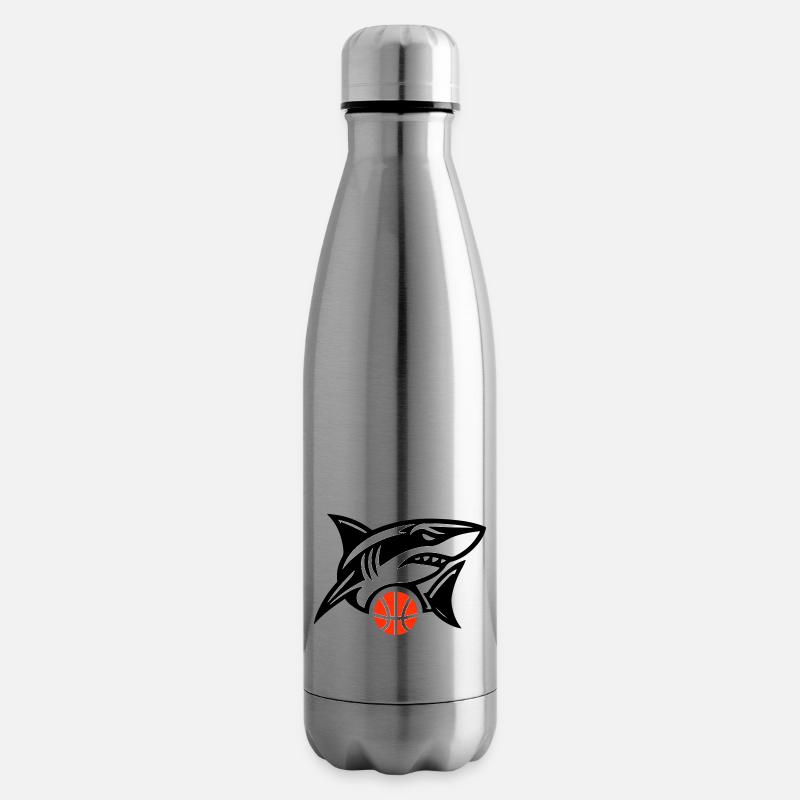 Requin basketball équipe - Bouteille isotherme - argent clair