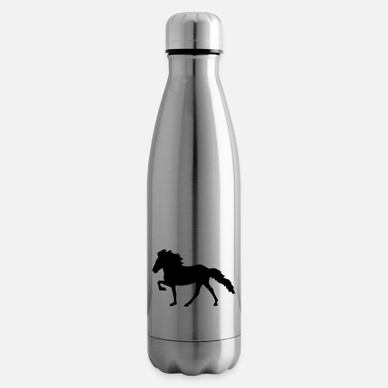 Isländer Tölt - Isolierflasche - Lightsilver