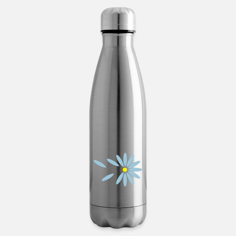 Gänseblümchen-Orakel / daisy oracle (2c) - Insulated Water Bottle - silver