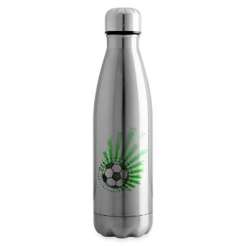 Fußball-Design (Sterne) 01 - Isolierflasche - Lightsilver - Rechts
