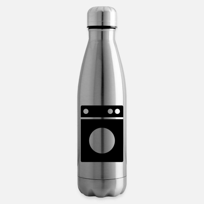 washing machine - Insulated Water Bottle - silver