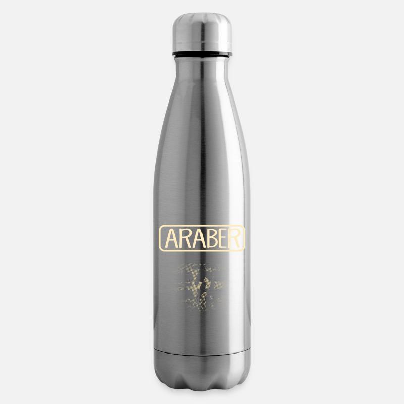 ARABER - Herz - Isolierflasche - Lightsilver