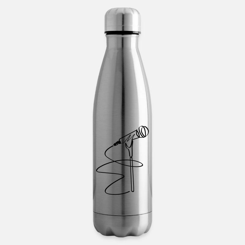 microspirale - Bouteille isotherme - argent clair