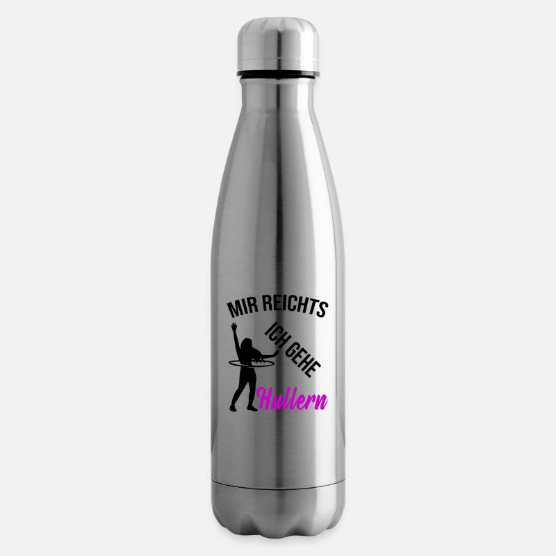 Hula Hullern Hoop Dance Geschenk - Isolierflasche - Lightsilver