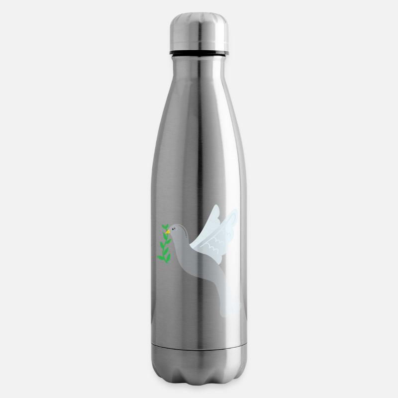 Colombe de la Paix - Bouteille isotherme - argent clair
