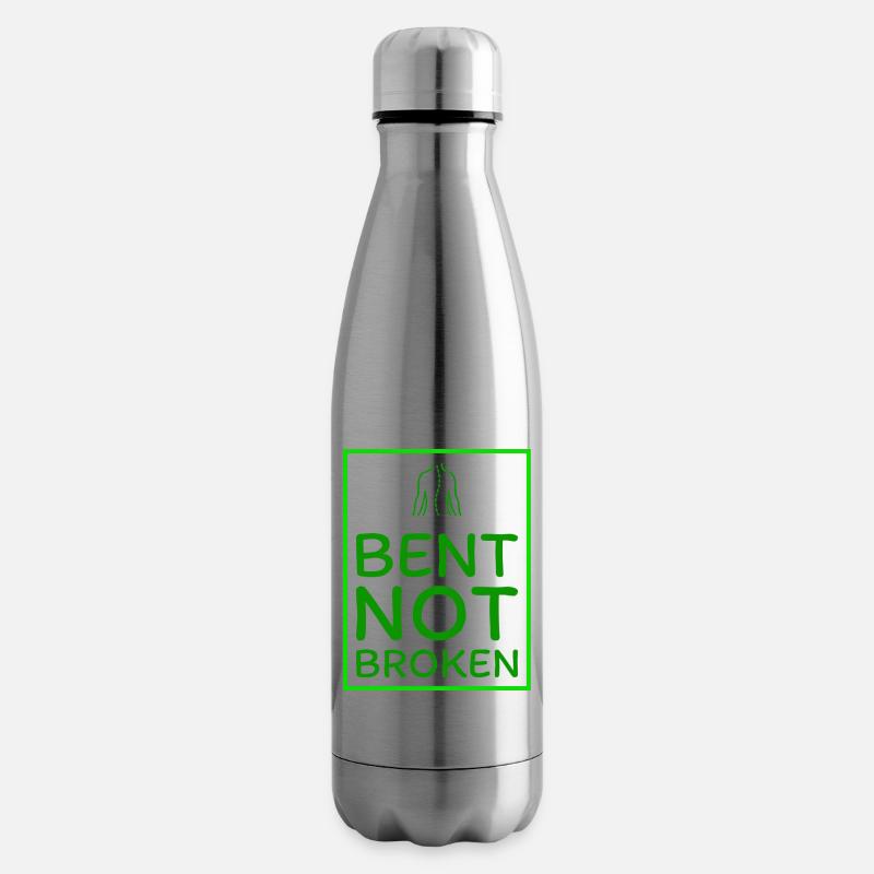 Bent not Broken lightgreen - Isolierflasche - Lightsilver