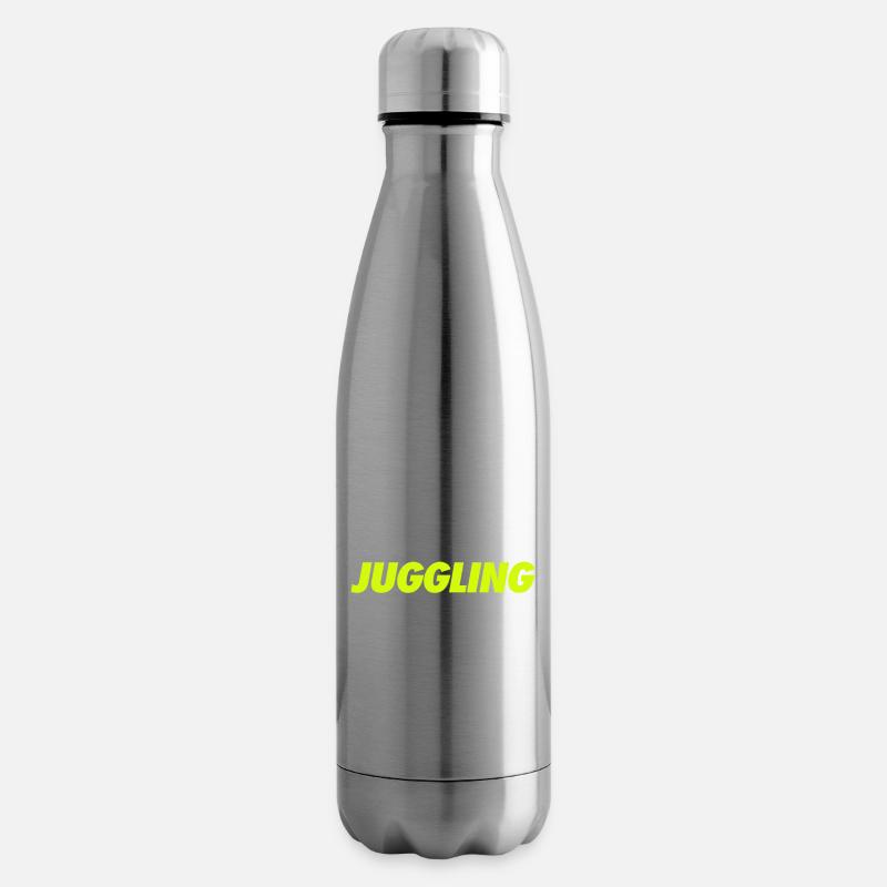 Manger dormir Jongler Répéter - Bouteille isotherme - argent clair