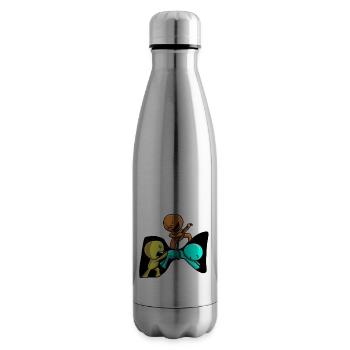 Elektriker Strom Elektrizität Elektrotechnik - Isolierflasche - Lightsilver - Rechts