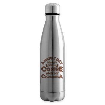 Chihuahua Kaffee Hund Cafe - Isolierflasche - Lightsilver - Rechts