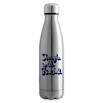 Single weil asozial - Isolierflasche - Lightsilver - Rechts