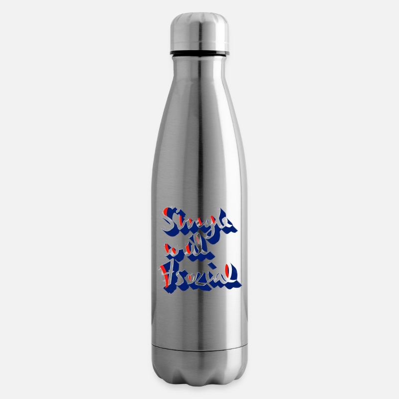 Single weil asozial - Isolierflasche - Lightsilver