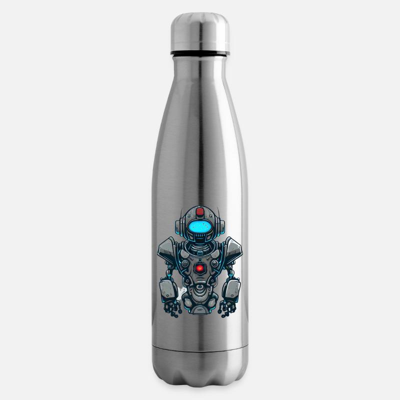 Robot - Bouteille isotherme - argent clair