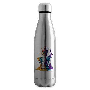 Chess piece - Insulated Water Bottle - silver - Right