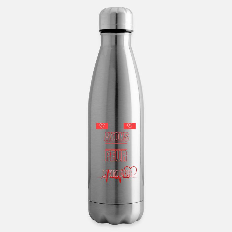 PEUR DE L'AMOUR - Bouteille isotherme - argent clair