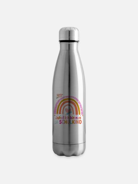 Schulstart - Isolierflasche - Lightsilver
