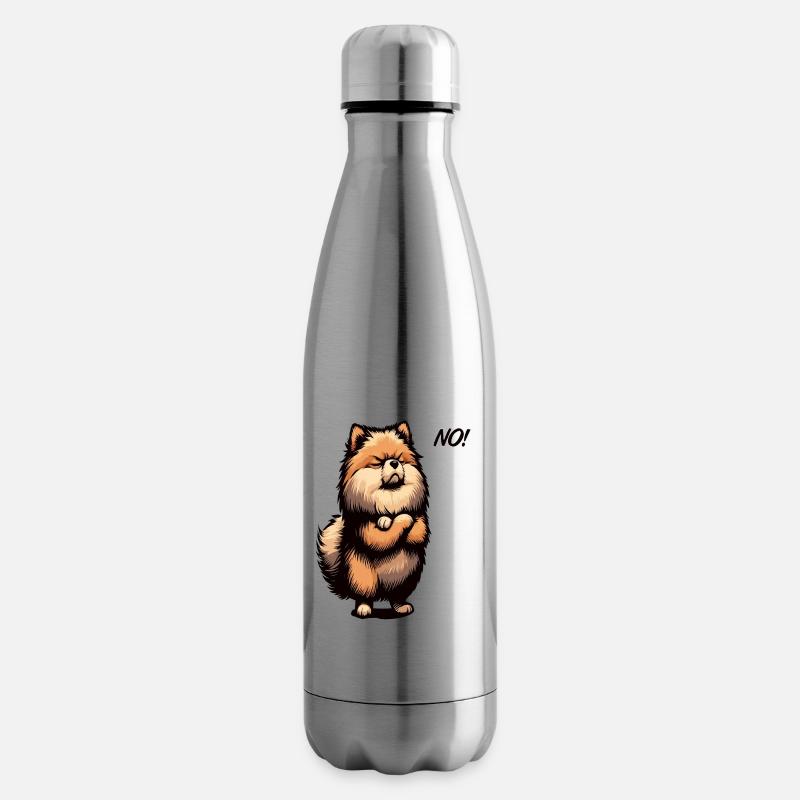 No Zwergspitz Zwergspitze Zwerspitzhalter Spitz - Isolierflasche - Lightsilver