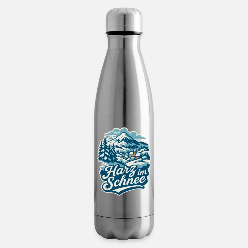 Harz im Winter - Isolierflasche - Lightsilver