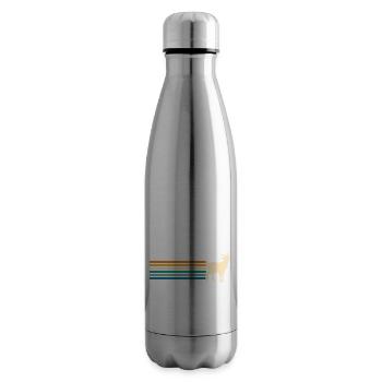 Chèvres - Bouteille isotherme - argent clair - Droite