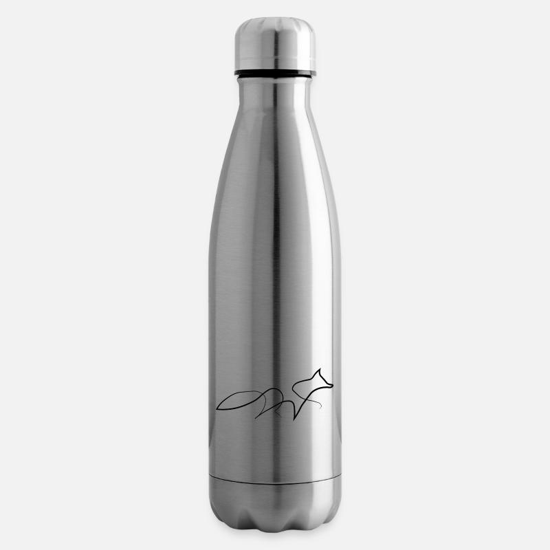 Fox - Insulated Water Bottle - silver