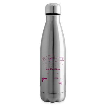 Friseurin Frisörin Haare - Isolierflasche - Lightsilver - Rechts
