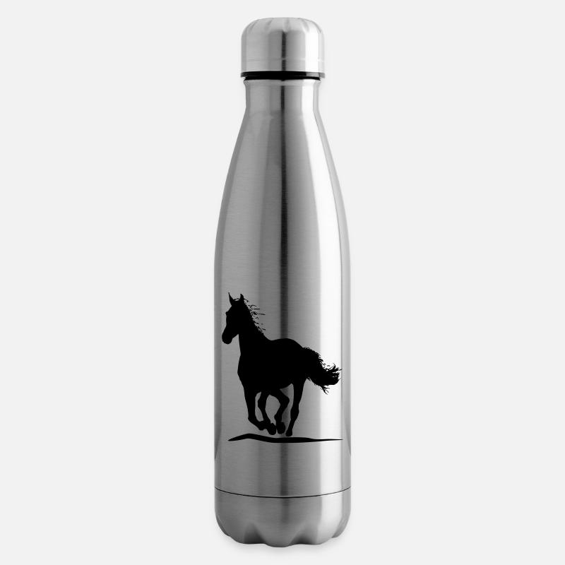 Running Horse - Isolierflasche - Lightsilver