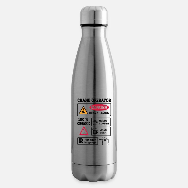 Grutier - Bouteille isotherme - argent clair