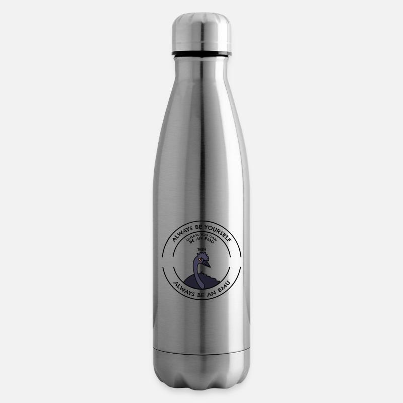émeu - Bouteille isotherme - argent clair