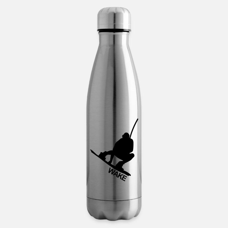 WAKEBOARD, WAKE, WATER, CABLE, Raley, WATER, - Insulated Water Bottle - silver