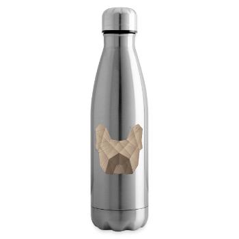 Geometric Frenchie fawn - Französische Bulldogge - Isolierflasche - Lightsilver - Rechts