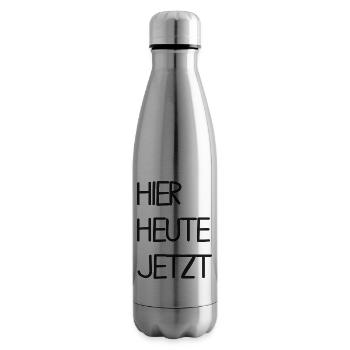 Hier Heute Jetzt - Isolierflasche - Lightsilver - Rechts