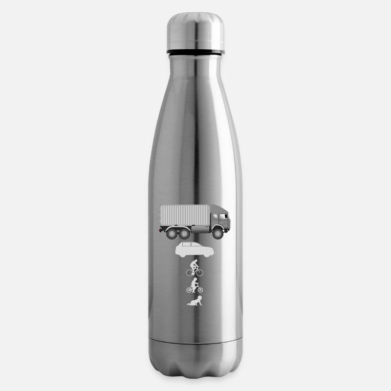 Camion porte-conteneurs Evolution - Bouteille isotherme - argent clair