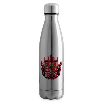 METALHEAD since 1994 - Insulated Water Bottle - silver - Right
