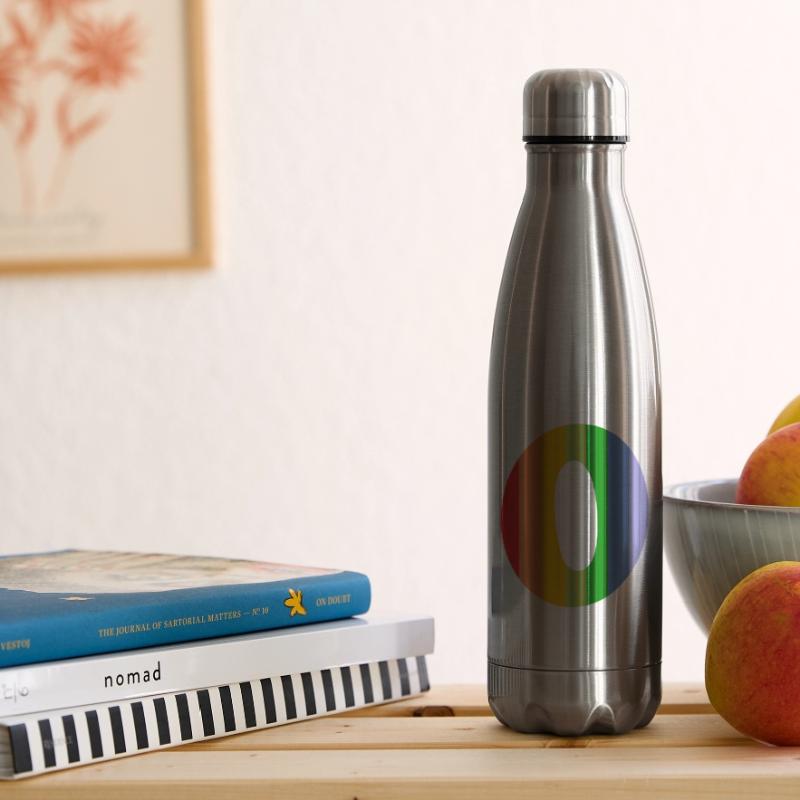 Buchstabe oder Regenbogen Isolierflasche