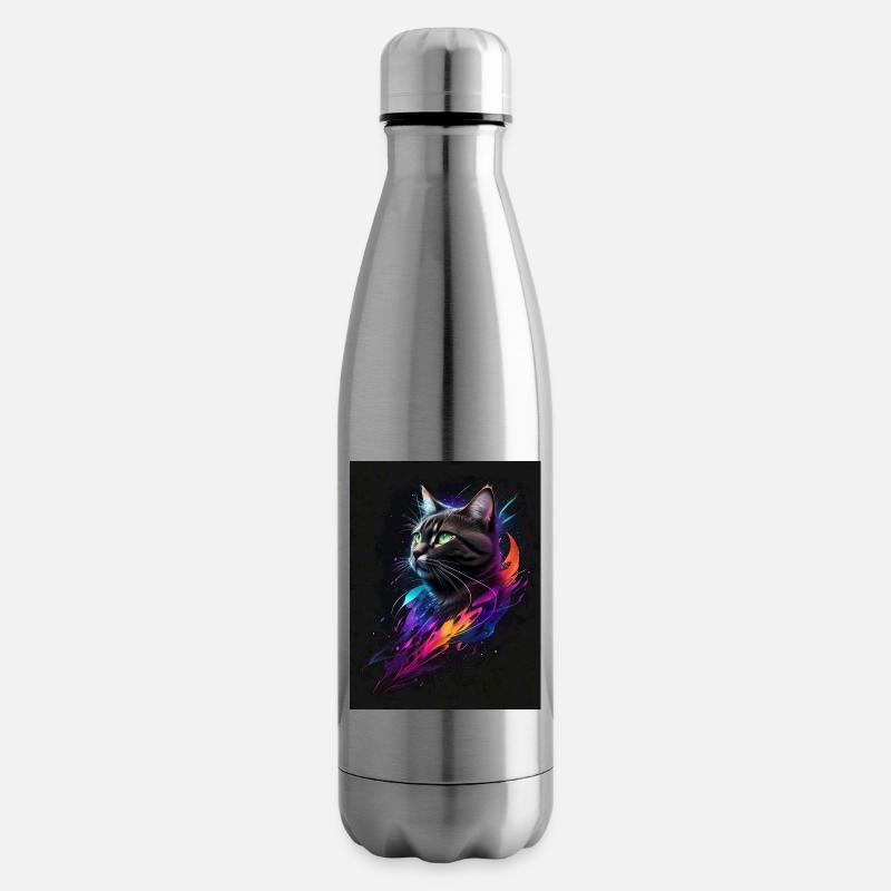 Cat Galaxy - Isolierflasche - Lightsilver