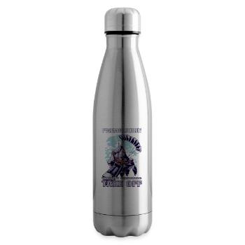 Paragliding – Where Dreams Take Off - Insulated Water Bottle - silver - Right