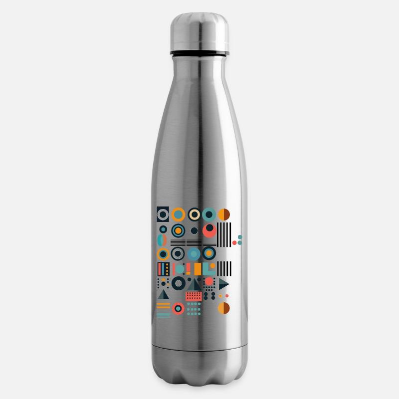 Design "Colorful Symphony" - Isolierflasche - Lightsilver