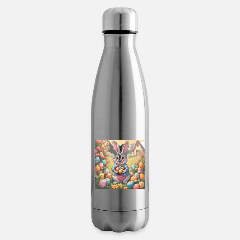 Osterhase Ostern Mama Geschenk - Isolierflasche - Lightsilver