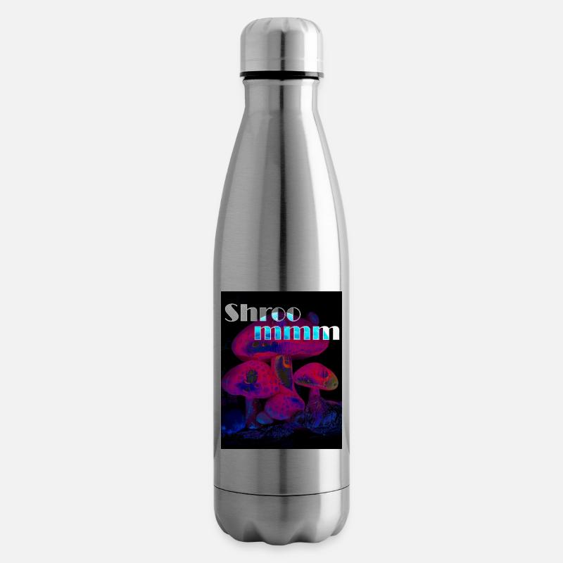 Neon-Waldbewohner - Pilze - Isolierflasche - Lightsilver