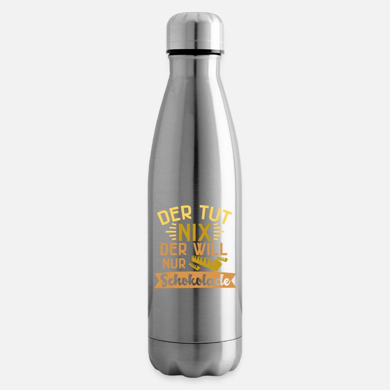 Schokolade - Isolierflasche - Lightsilver
