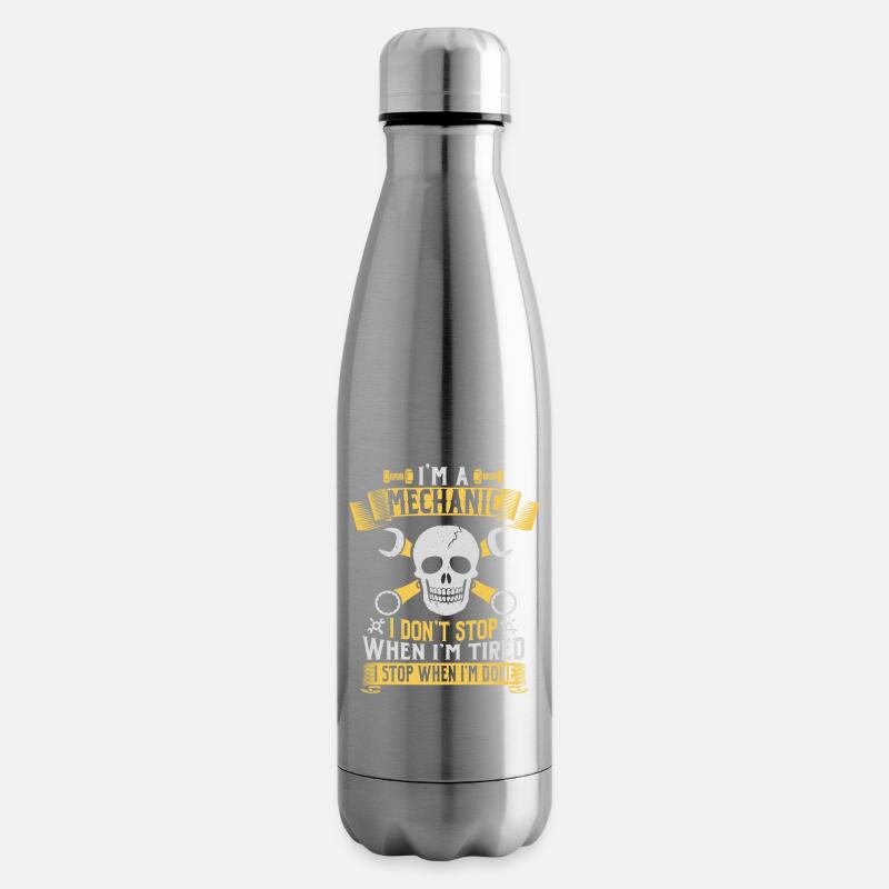 I´m a mechanic - Isolierflasche - Lightsilver