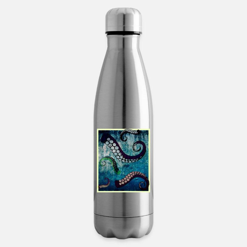 Octopus tentacles - Insulated Water Bottle - silver