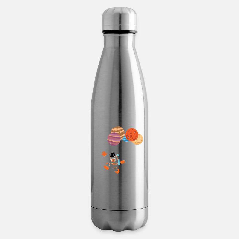 Astronaute spatial - Bouteille isotherme - argent clair