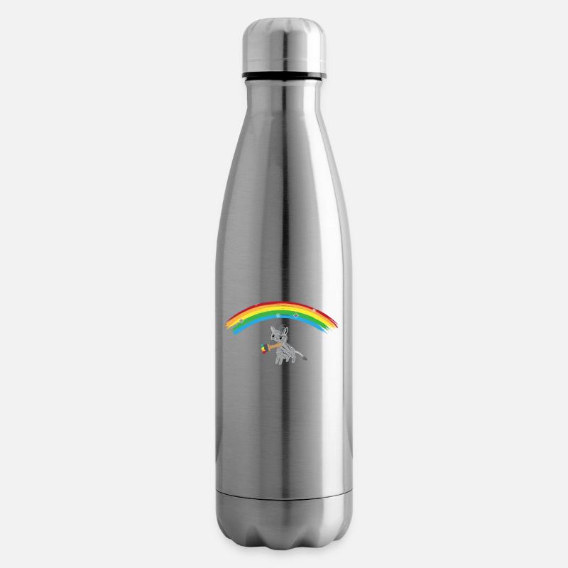 Zebra - Zebras - Zebrafan - LGBT - Glitzer - Isolierflasche - Lightsilver